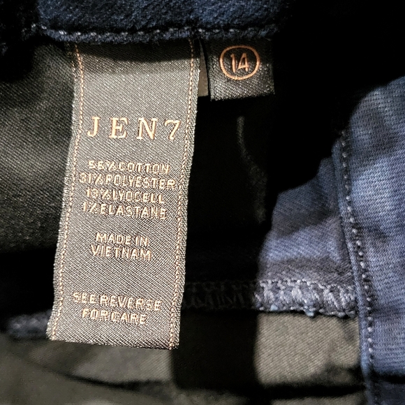 NWT 7 For All Mankind Jen7 Ankle Skinny darkwash sculpting stretch denim… - Picture 5 of 8
